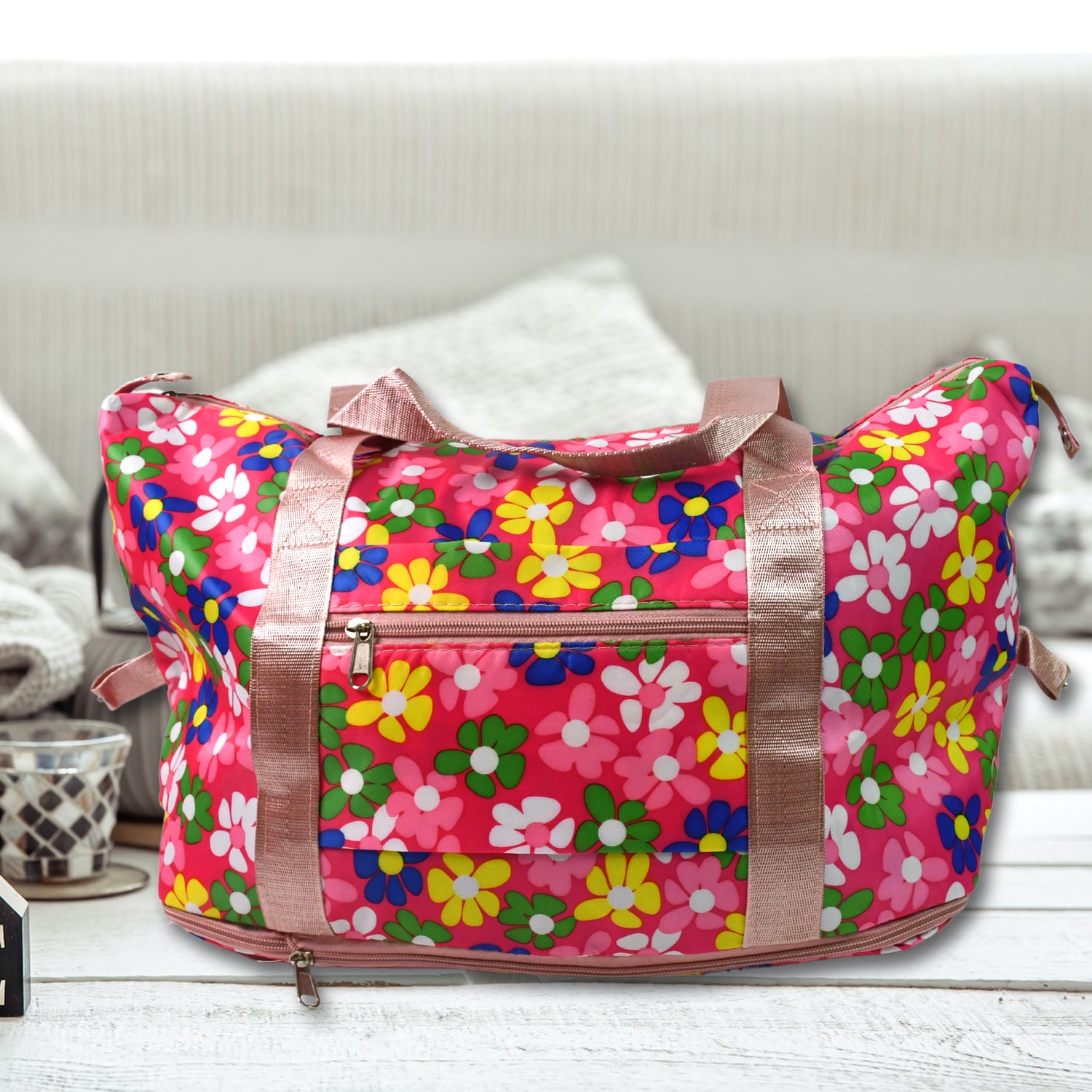 Large Capacity Folding Travel Bag, Multifunctional Sports Shoulder Bag Luggage Bag, Travel Bag Expandable Wee… - view 5