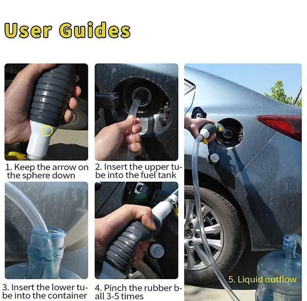 Portable Fuel Transfer Pump Kit for Petrol, Diesel & Liquids - view 6