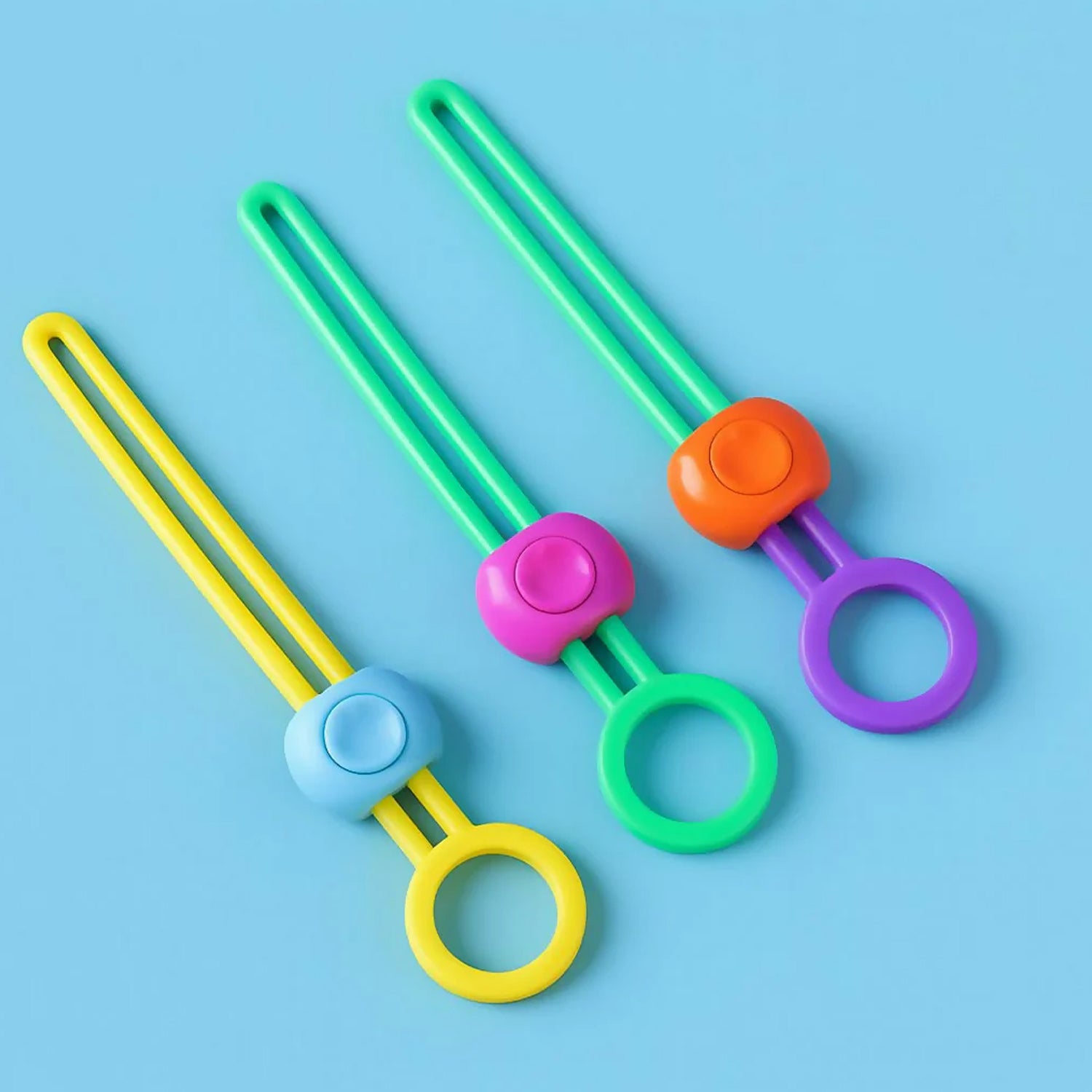 Reusable Silicone Food Bag Sealing Clips with Lock for Kitchen Storage ( 3 Pc) - view 3