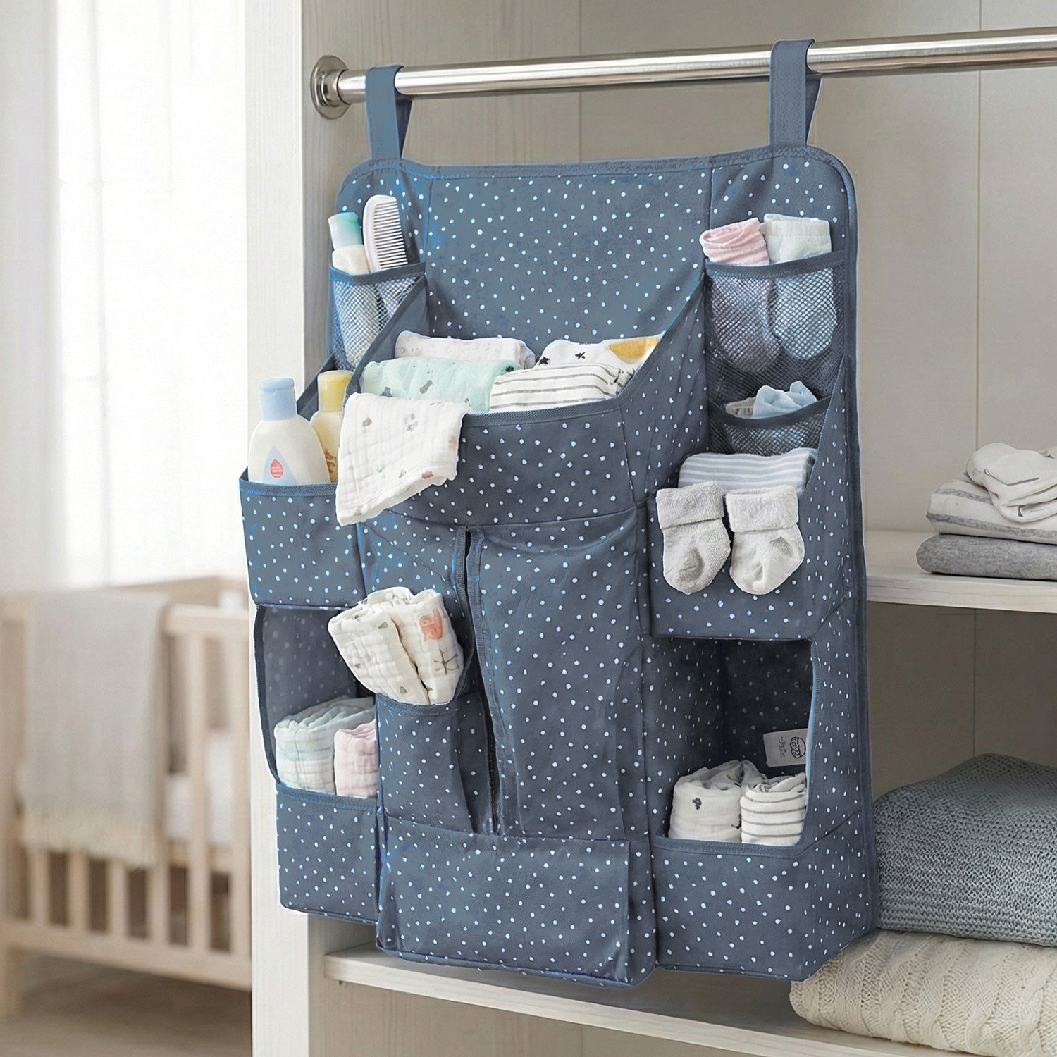 Multi-Pocket Hanging Baby Care Organizer (1 Pc) - view 3
