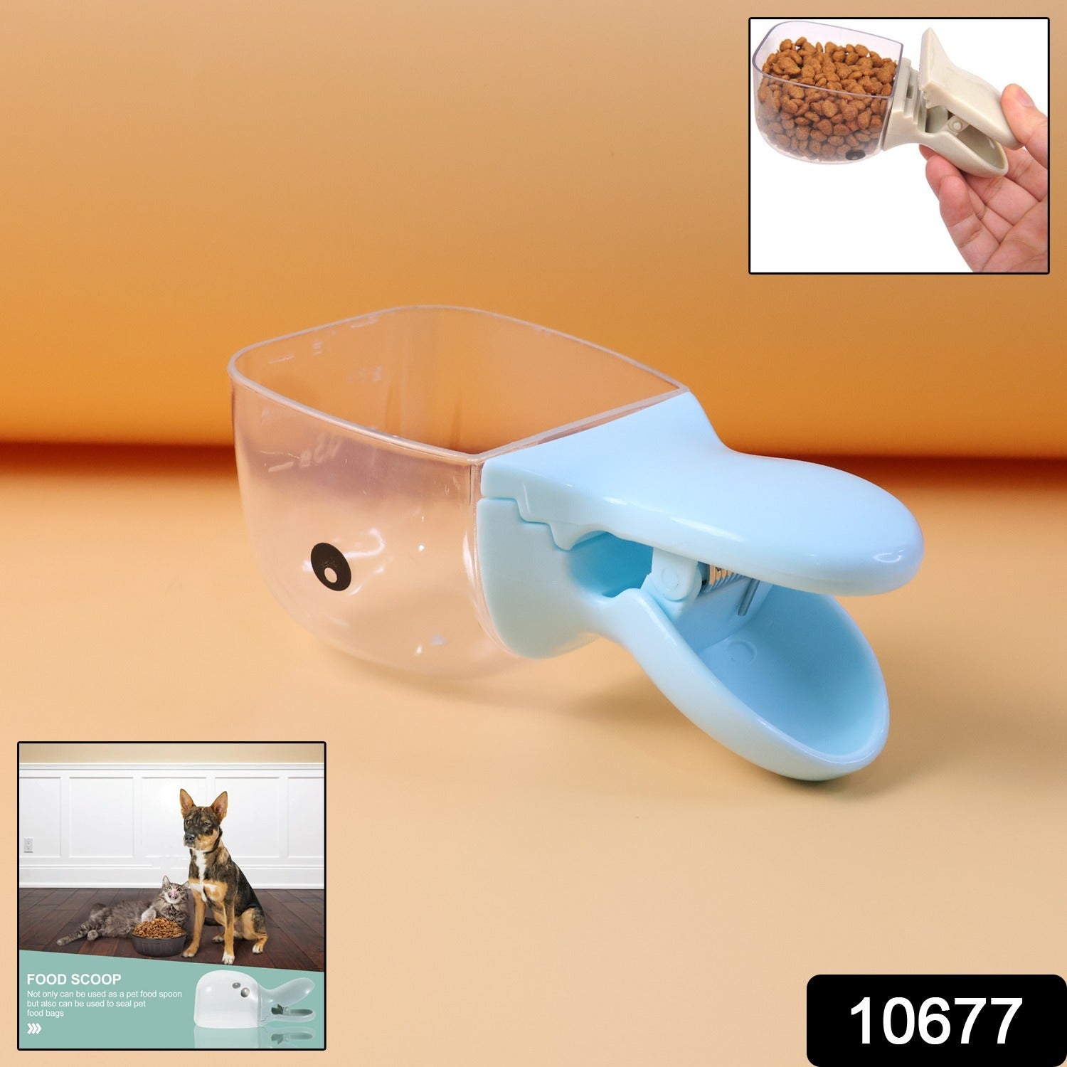 2-in-1 Pet Food Scoop with Bag Clip - view 2