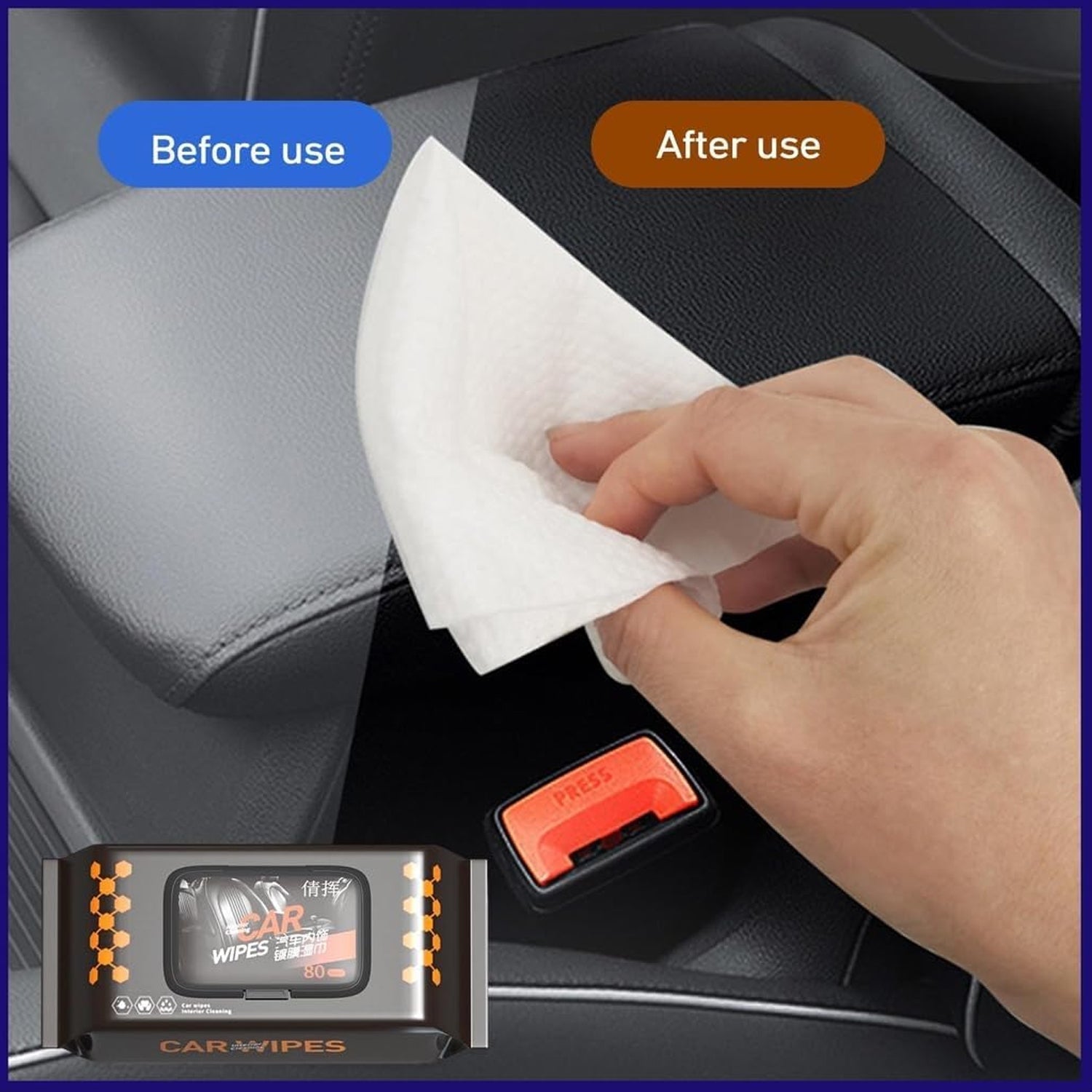 Car Dashboard Scratch Remover Tissue (80 Pcs Set) - view 7