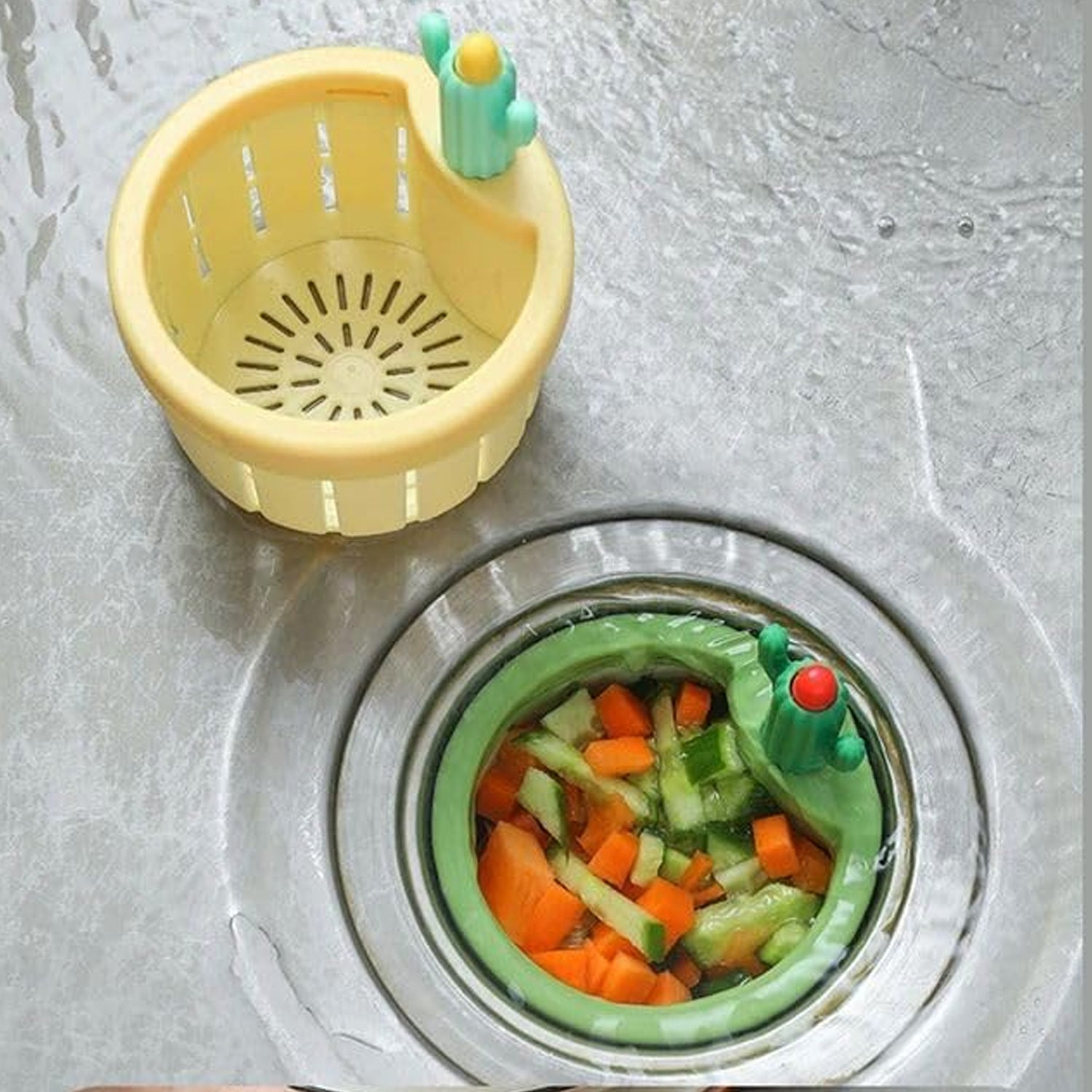 Plastic Kitchen Sink Drain Strainer (1 Pc) - view 6