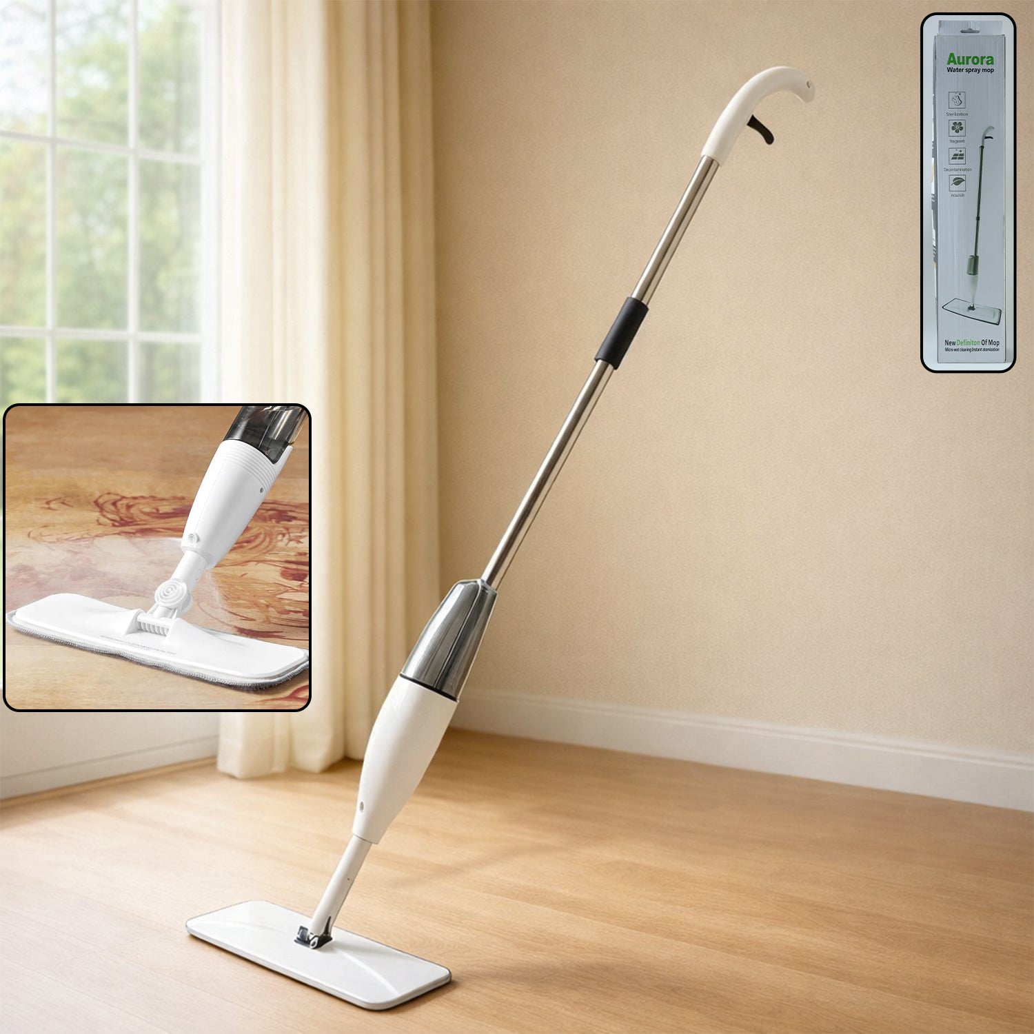 Multipurpose Spray Flat Mop Cleaner (1 Pc)