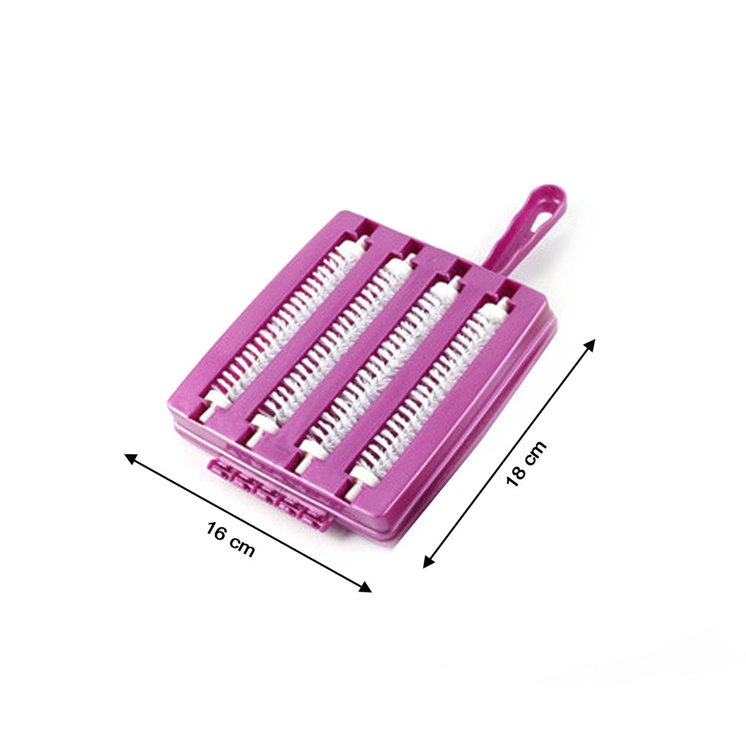Plastic Handheld Carpet Roller Brush Cleaning with Dust Crumb Collector, Wet - view 6