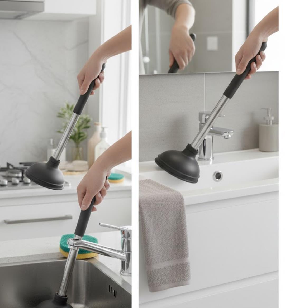 Drain Unblocker Pump for Kitchen, Sink & Toilet Cleaning - view 7