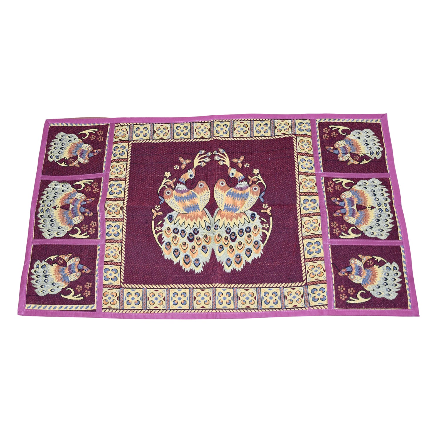 Cotton Fridge Top Cover with Side Pockets for Home Decor (100×60 CM) - view 5