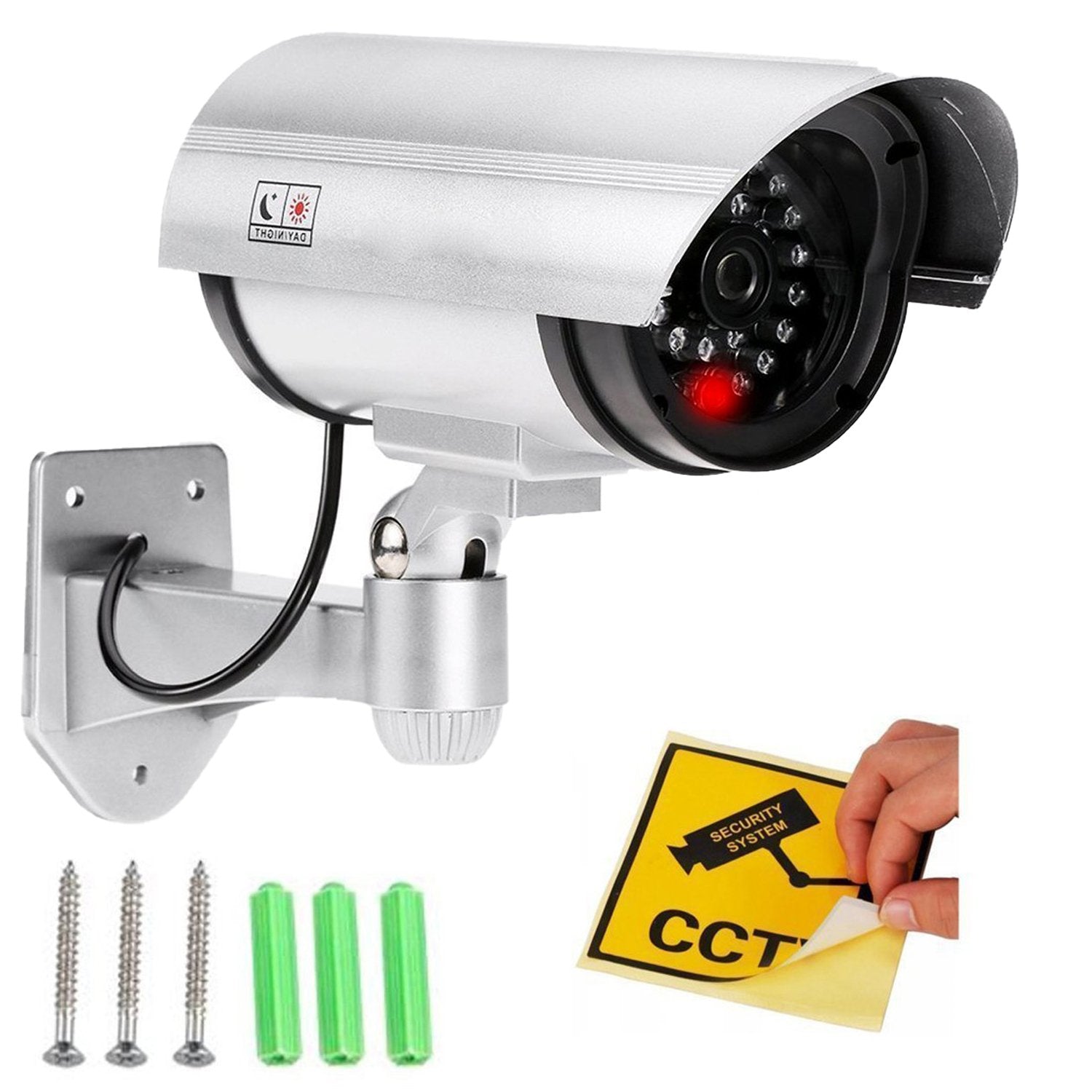 Wireless Security CCTV False Outdoor Fake Dummy Piece IR Camera - view 5