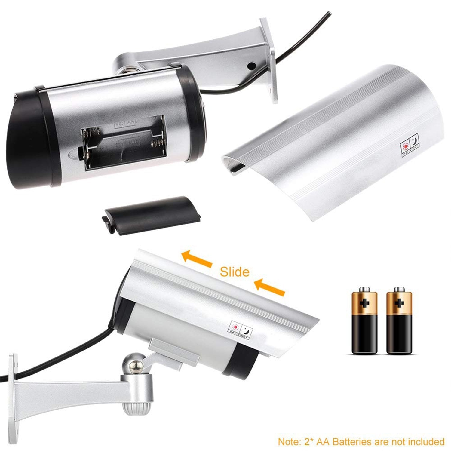 Wireless Security CCTV False Outdoor Fake Dummy Piece IR Camera - view 6