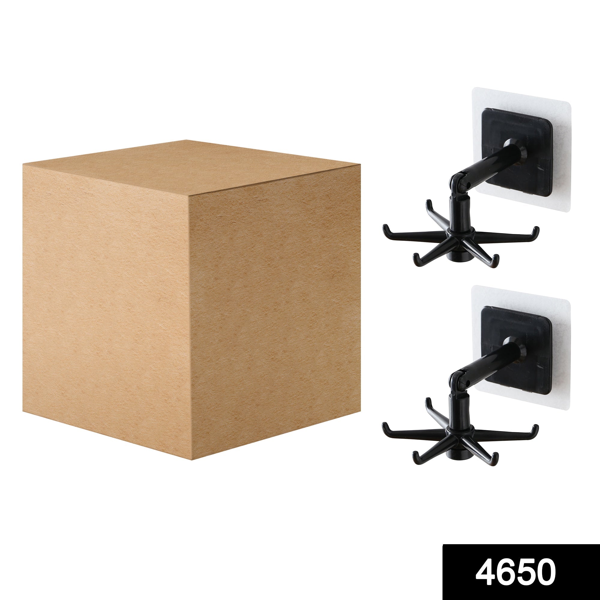 360° rotatable hooks for hanging (Pack of 2) (Brown Box) - view 2