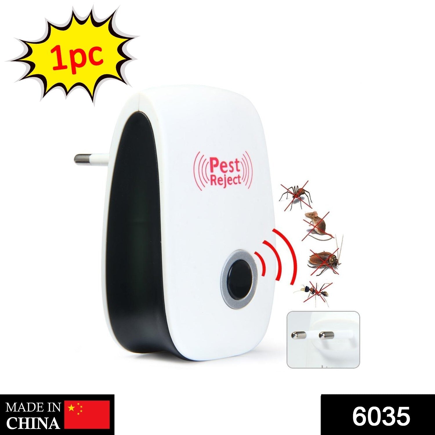 Ultrasonic Pest Repeller to Repel Rats, Cockroach, Mosquito, Home Pest & Rodent - view 2