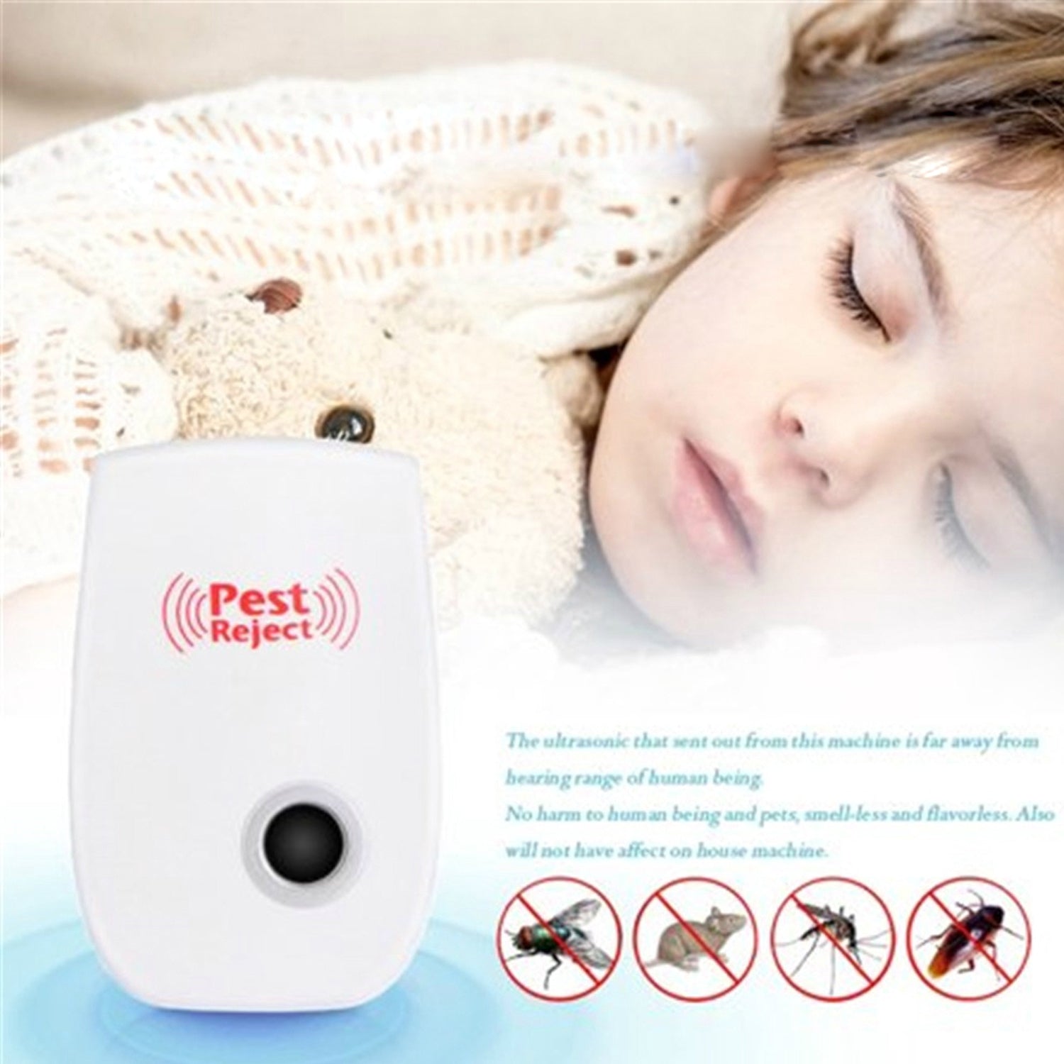Ultrasonic Pest Repeller to Repel Rats, Cockroach, Mosquito, Home Pest & Rodent - view 5
