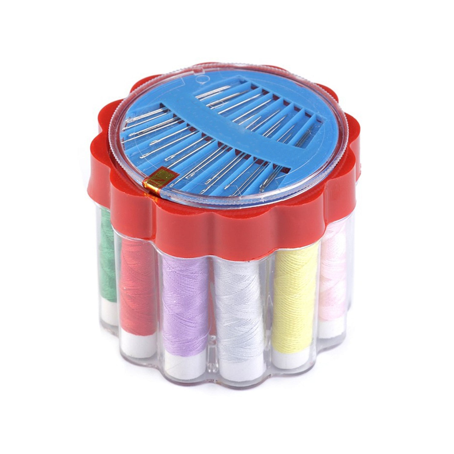 24 Pc Sewing Box for Storing Thread Rolls & Sewing Essentials - view 4
