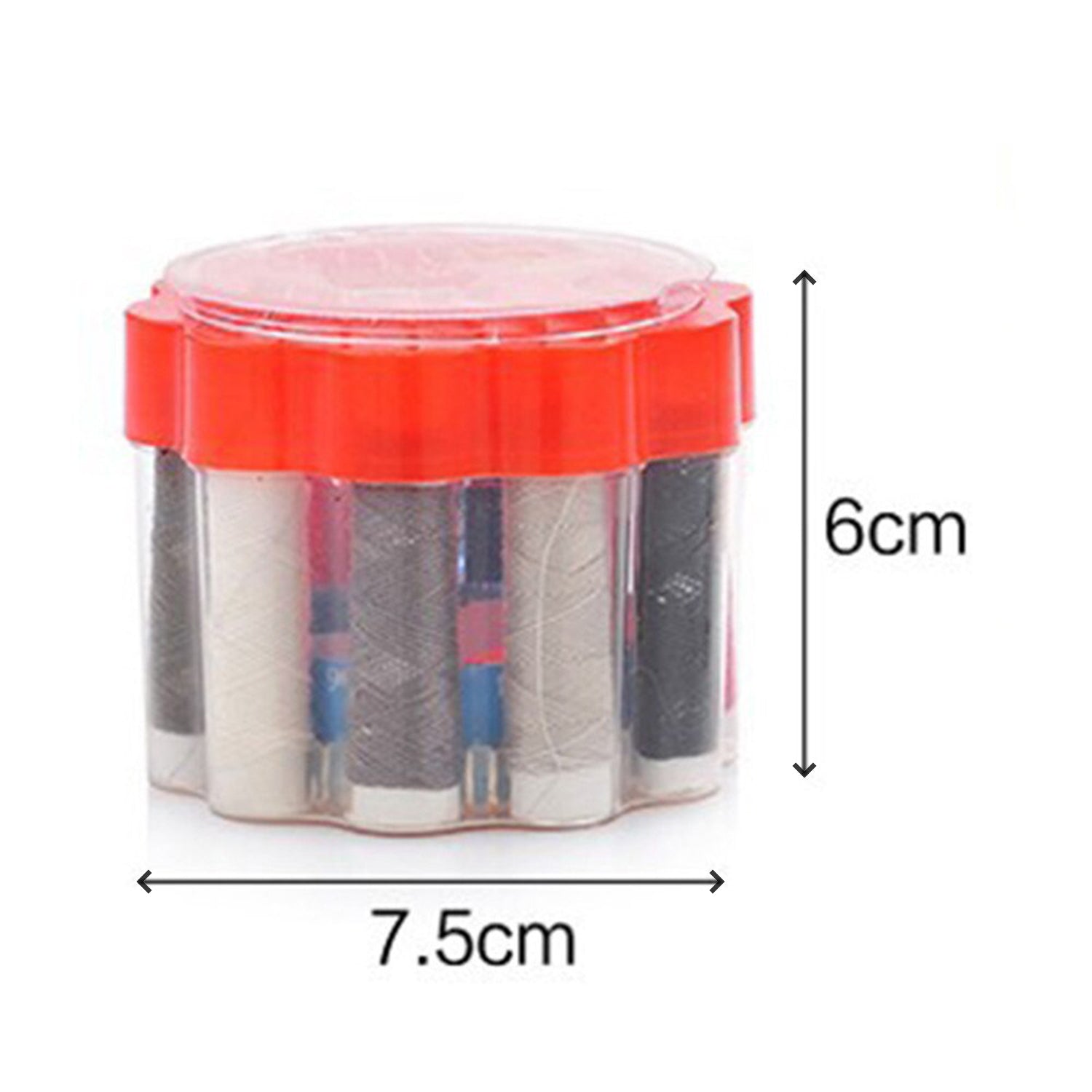 24 Pc Sewing Box for Storing Thread Rolls & Sewing Essentials - view 5