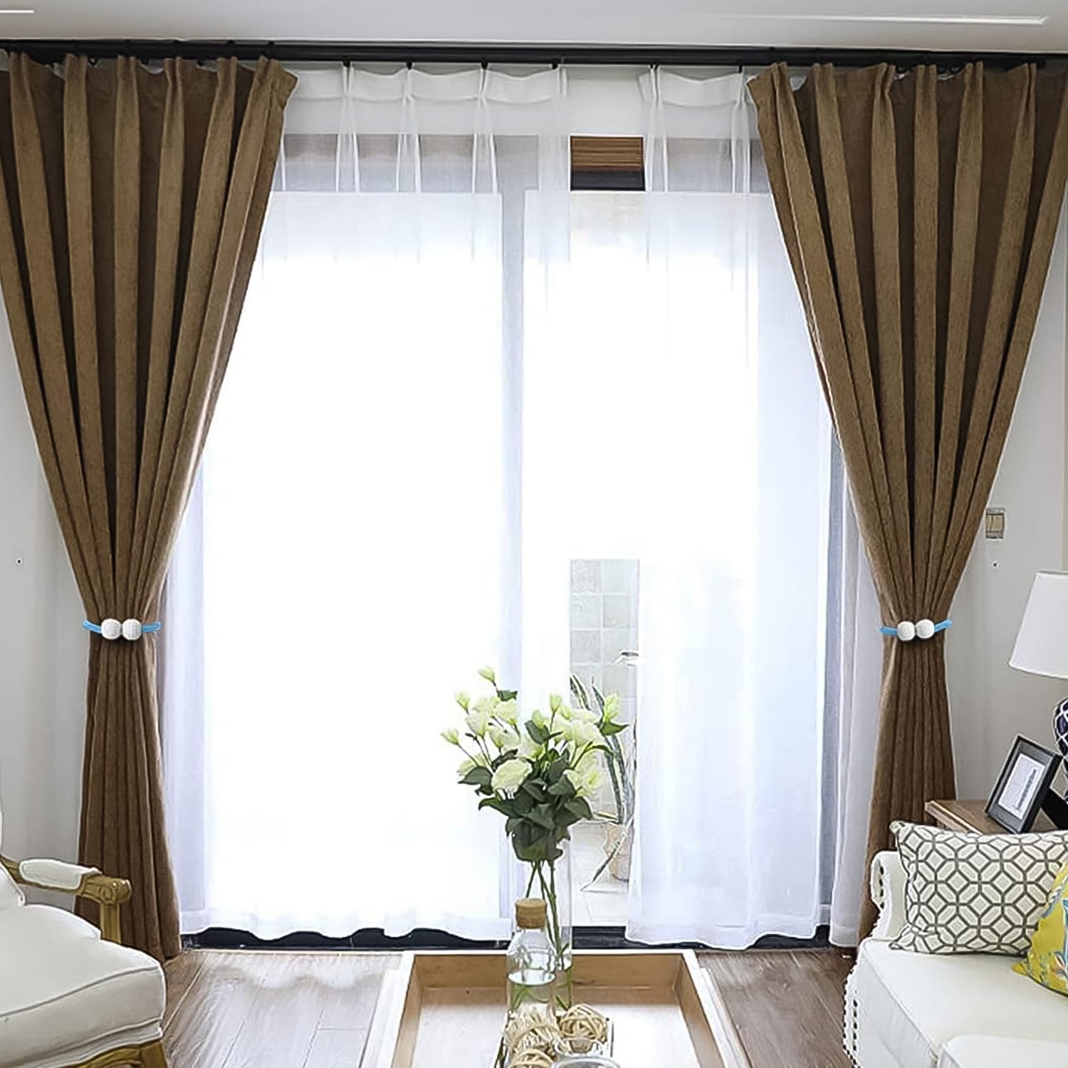 Polyester and Magnet Curtain (2 Pc) - view 4