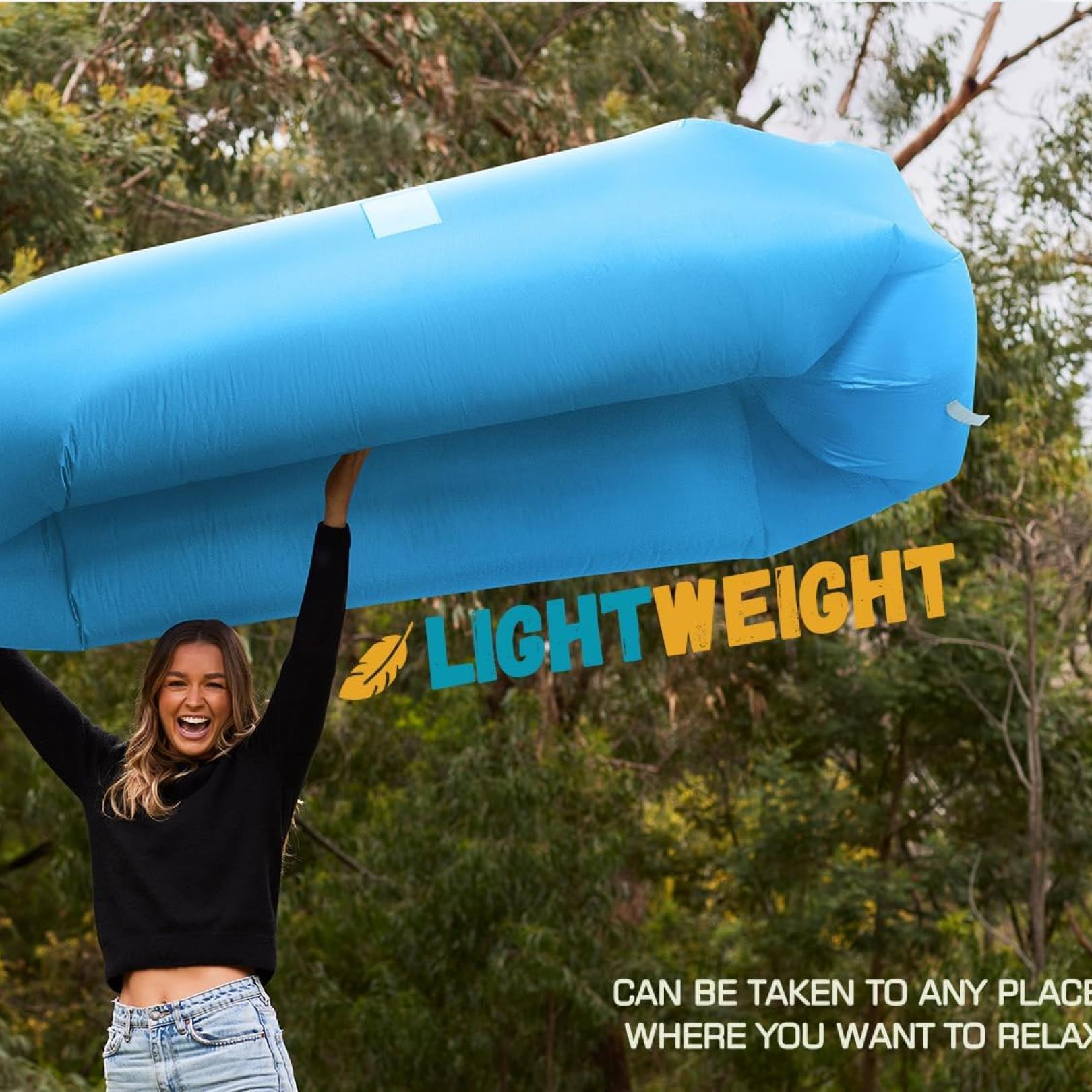 Portable Camping Inflatable Lounger Sofa - view 4