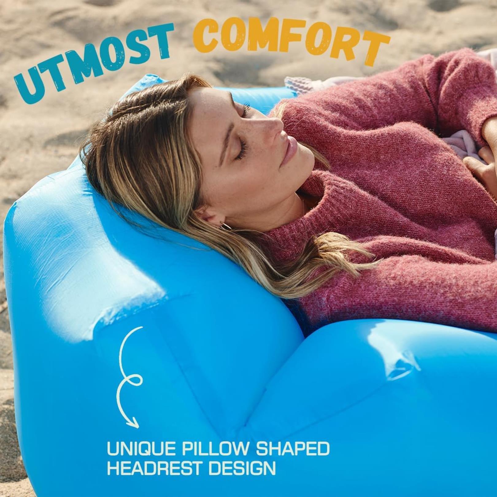 Portable Camping Inflatable Lounger Sofa - view 5