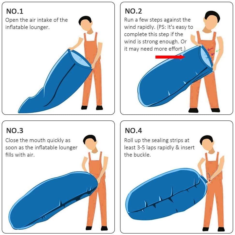Portable Camping Inflatable Lounger Sofa - view 7