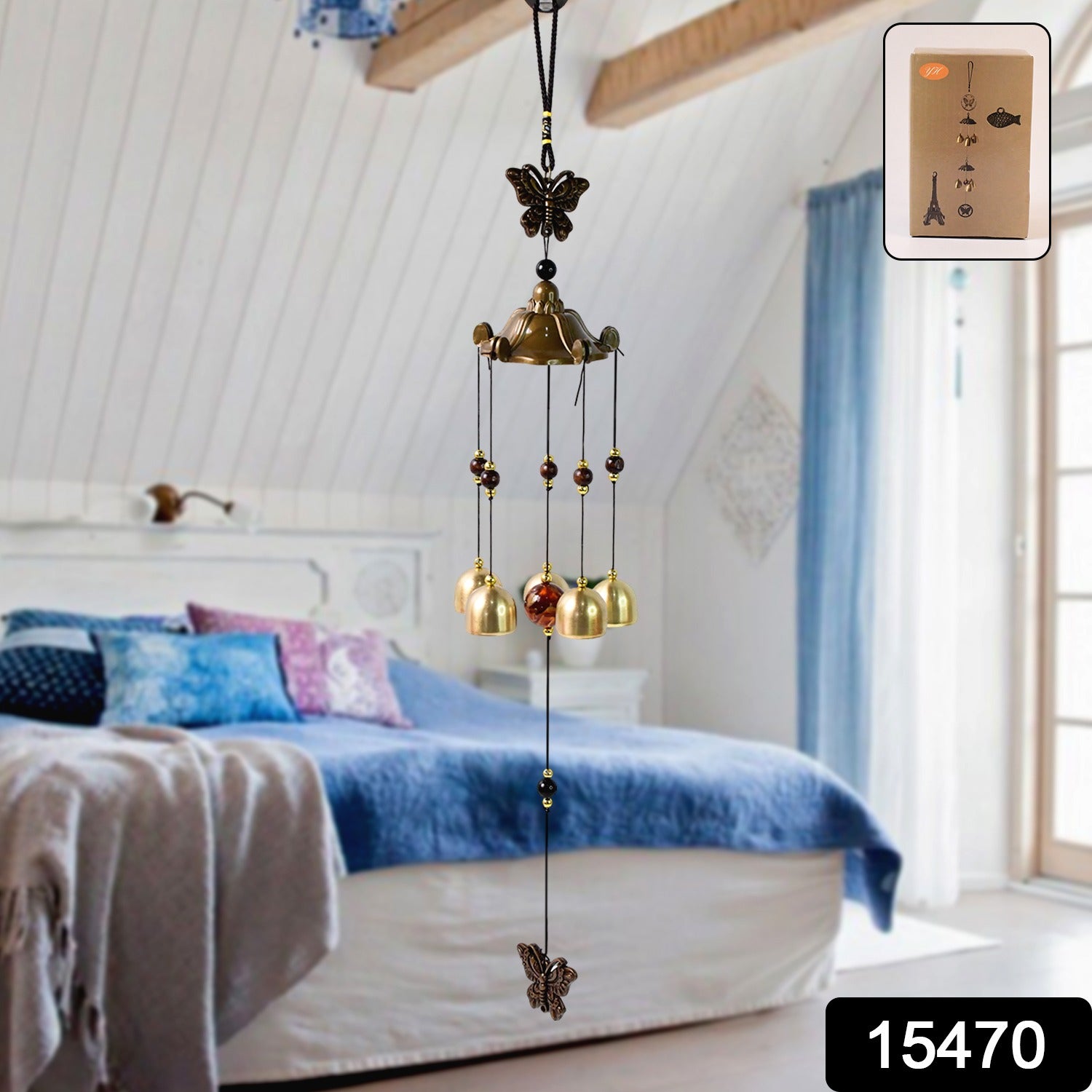 Decorative Wind Bell Chimes Outdoor Hanging (1 Pc) - view 2