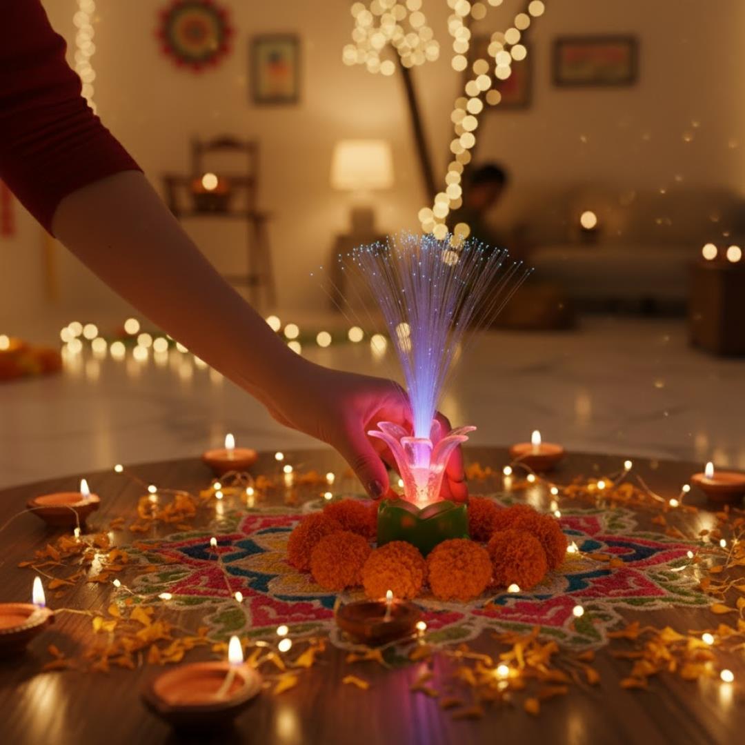 LED Candlelight Colourful Candle Decoration LED Light, (1 Pc / Multicolor Light) - view 6