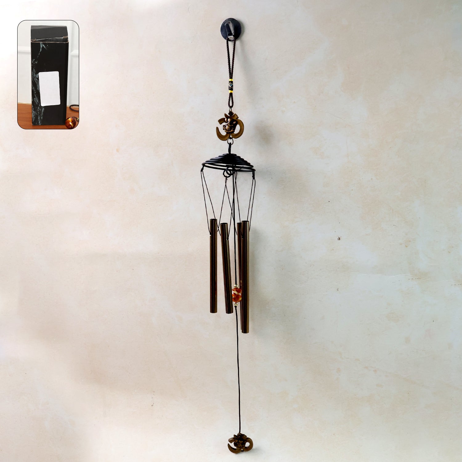 Metal Wind Chime with Om Symbol (1 Pc)