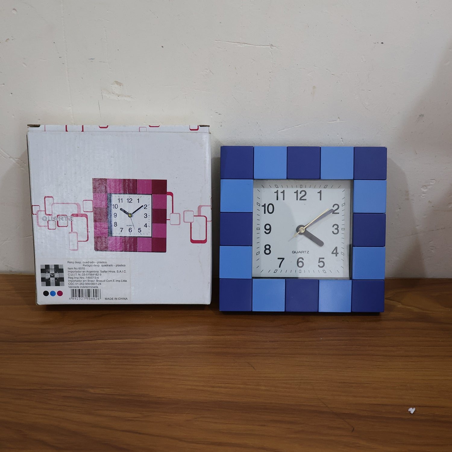 Square Quartz Table Clock - (1 Pc) - view 6