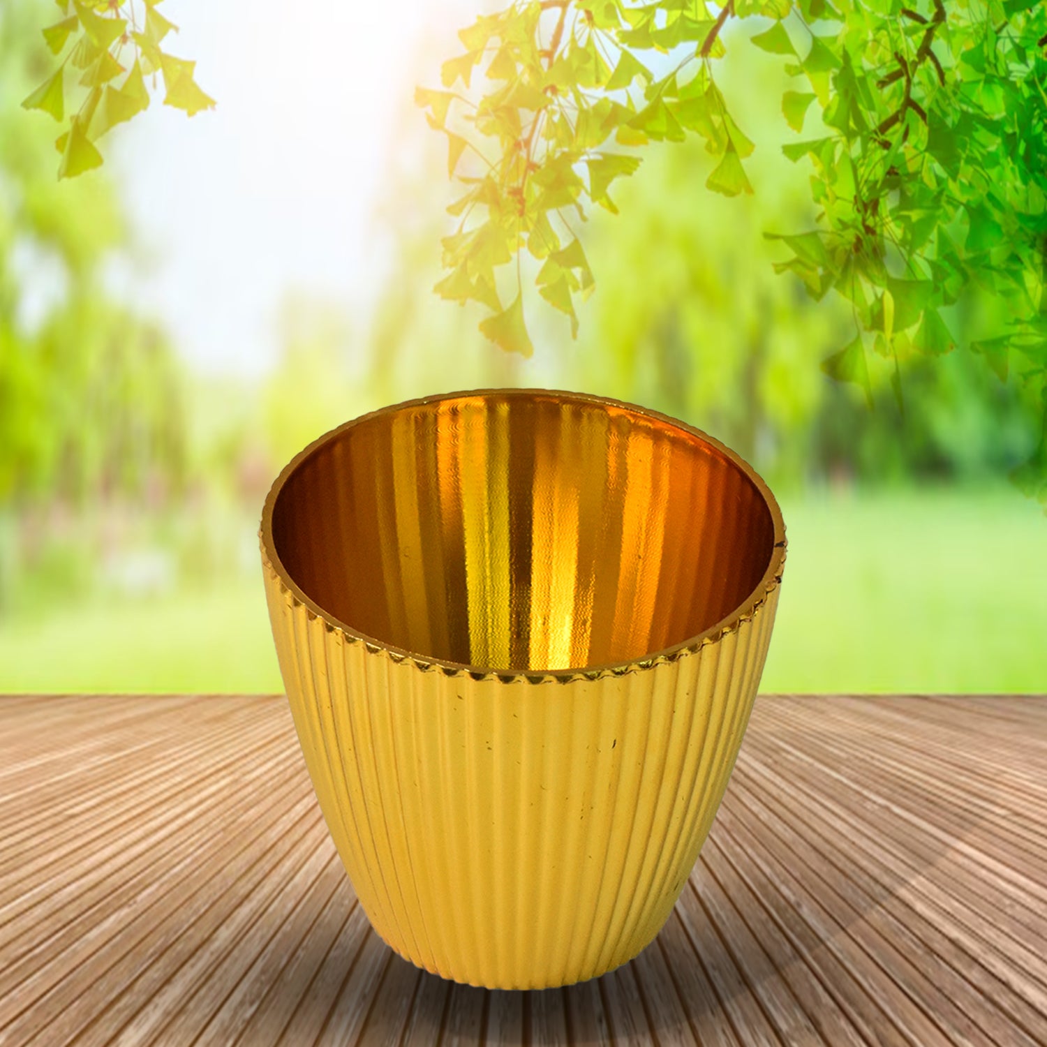 Plastic Flower Valencia (Pot) Home and Outdoor (1 Pc) - view 3