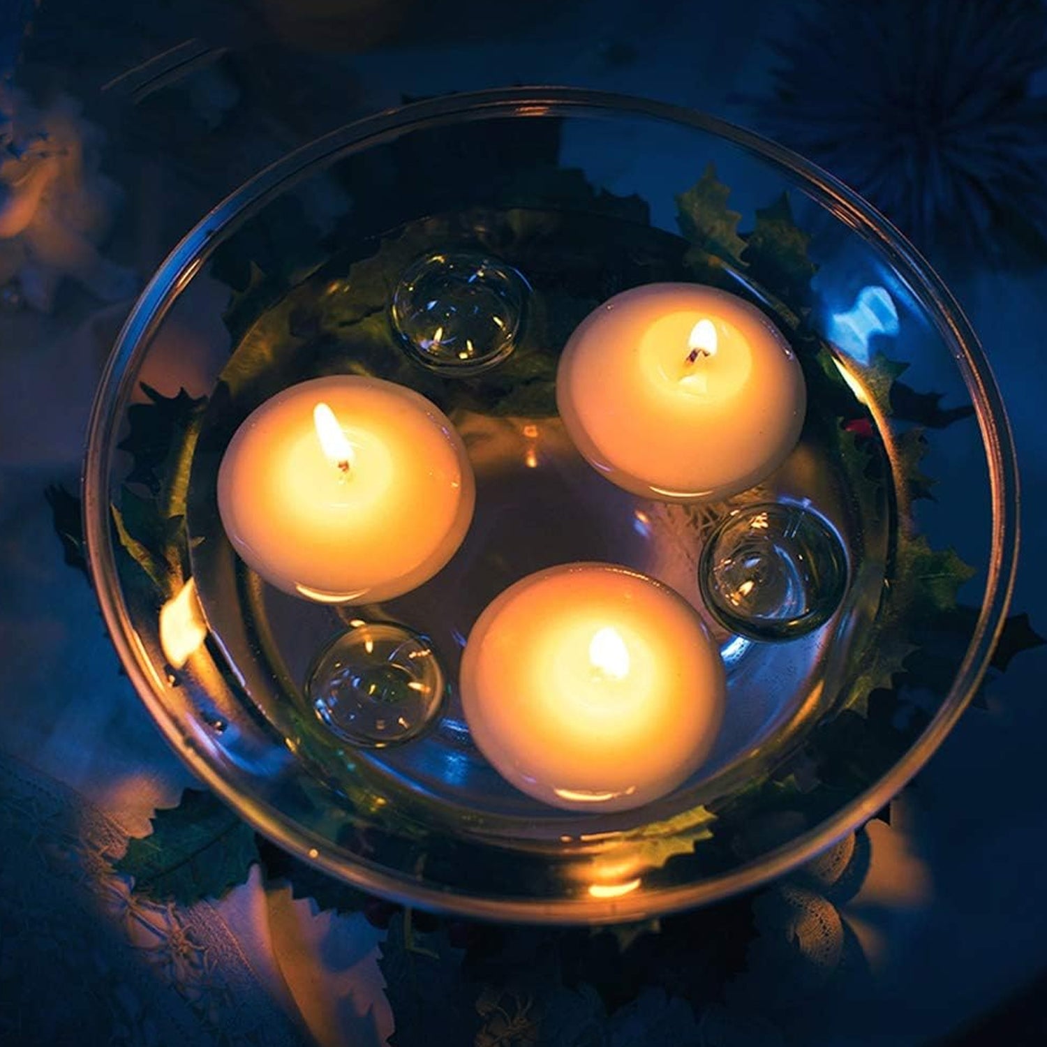 Floating Candle Holder (1 Pc): Romantic Ambiance, Table Decor, Diwali - view 6
