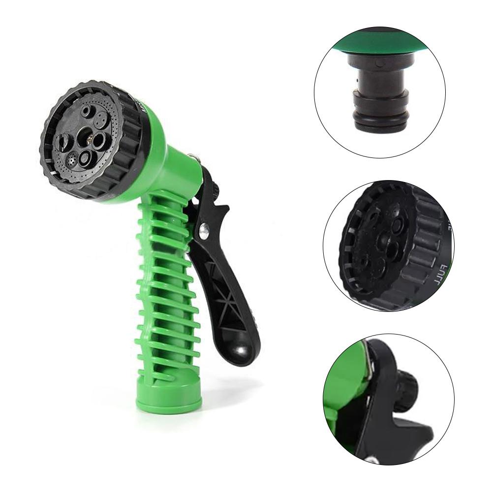 Plastic Garden Hose Nozzle Water Spray Gun Connector Tap Adapter Set - view 6