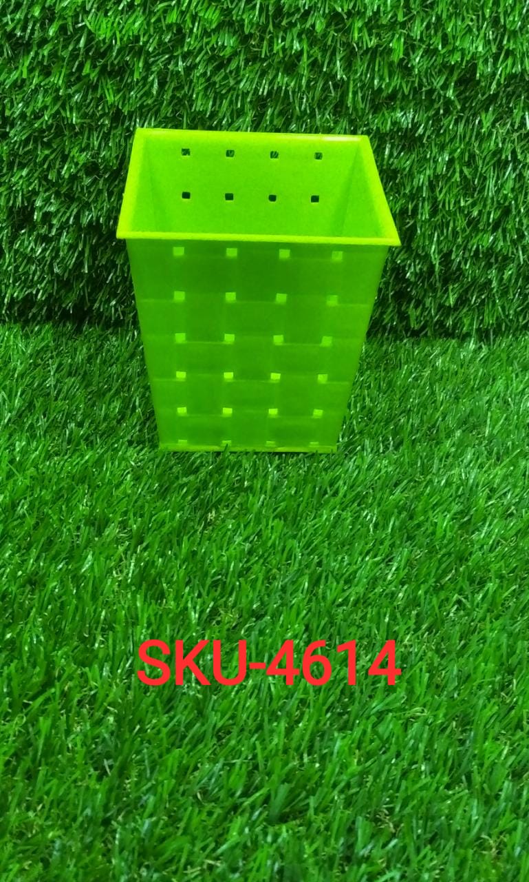 Square Single Plant Railing Dotted Planters - view 6