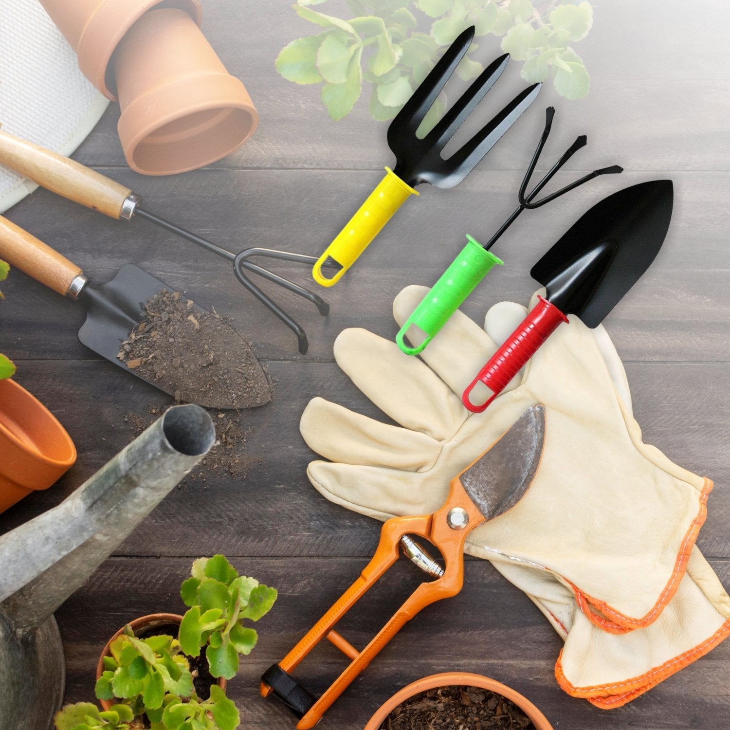 Colorfull Garden Tool Set Set of 3Pc - view 3