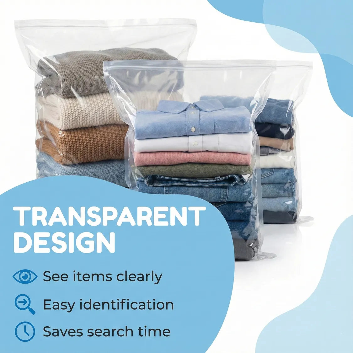 Vacuum Storage Bags, Compression Bags (5 Pcs Set) - view 4