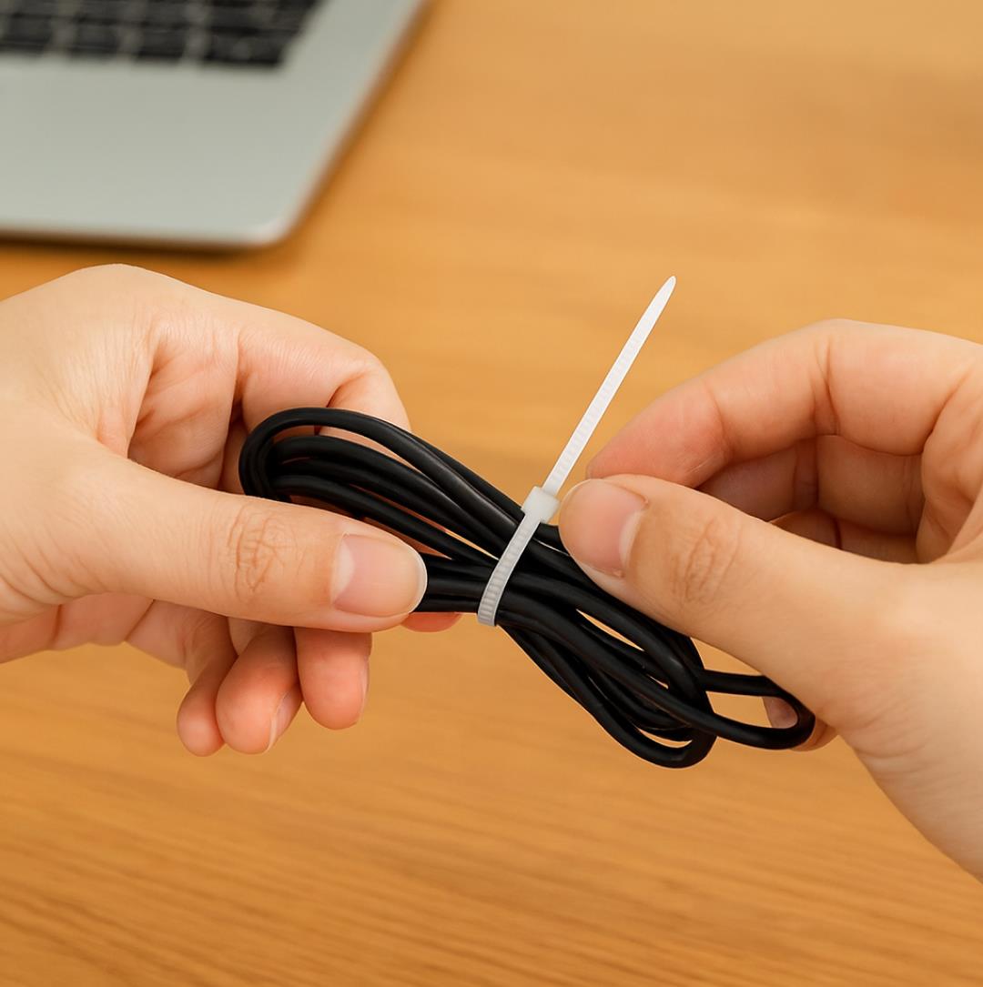 3.2×200 MM Nylon Self-Locking Cable Ties – Heavy Duty Zip Wire Tie (Pack of 100, Black) - view 3