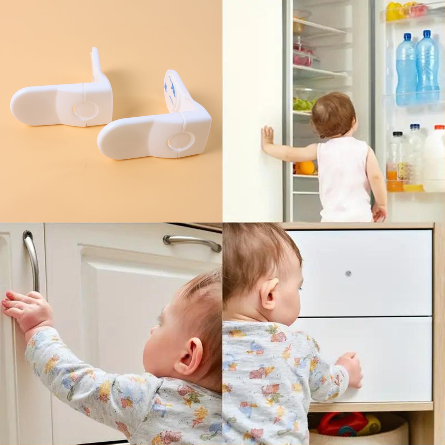 Baby Safety Cabinet Lock (2 Pc Set) - view 6
