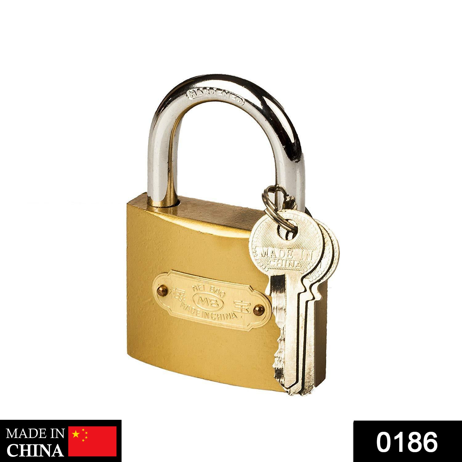 Solid Imitation Copper Lock - view 2