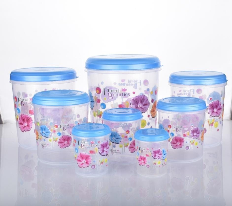 Air Tight Plastic Transparent Container Set