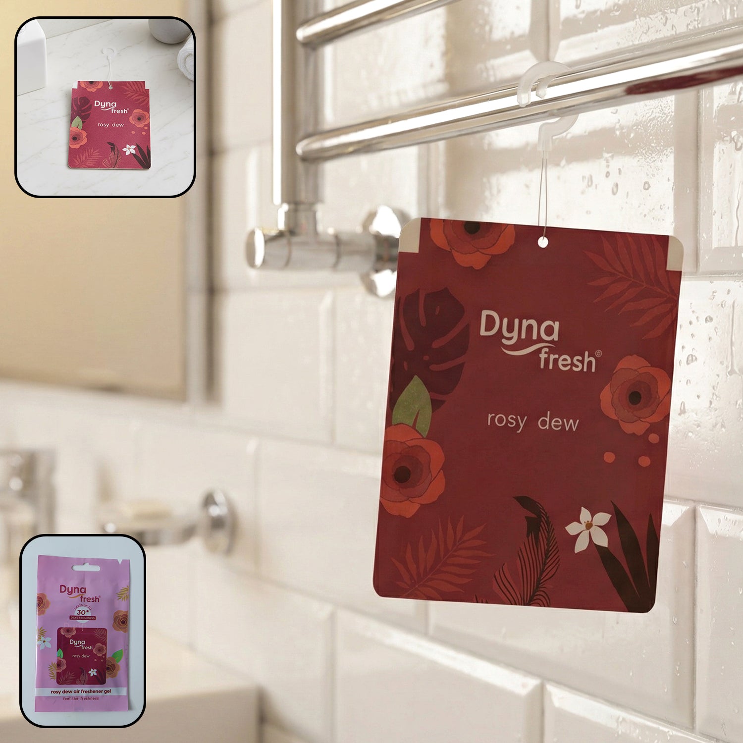 Rosy Dew Hanging Air Freshener Gel (1 Pc, 10gm)