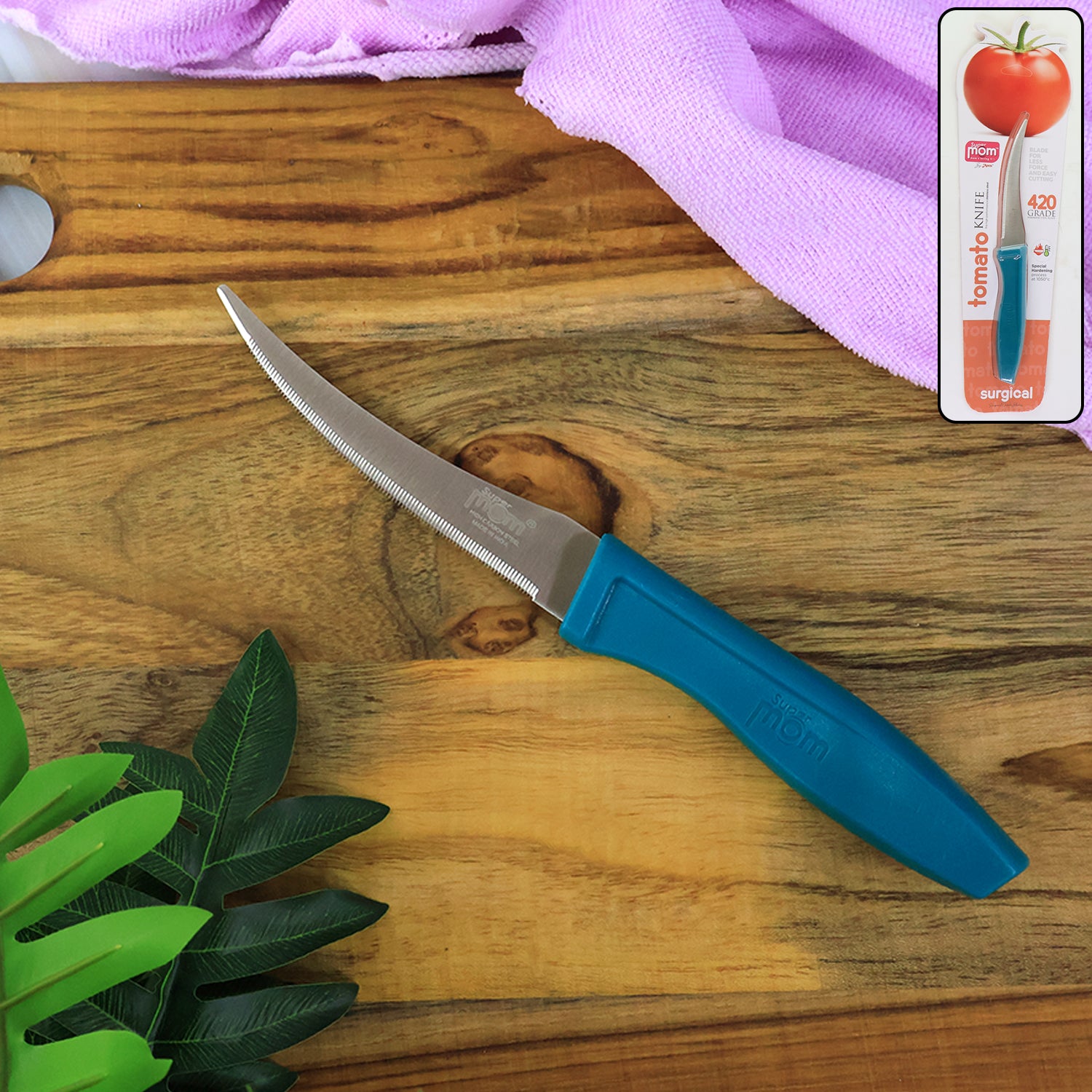 Supermom Premium Stainless Steel Tomato Knife, Chhari (1 Pc)