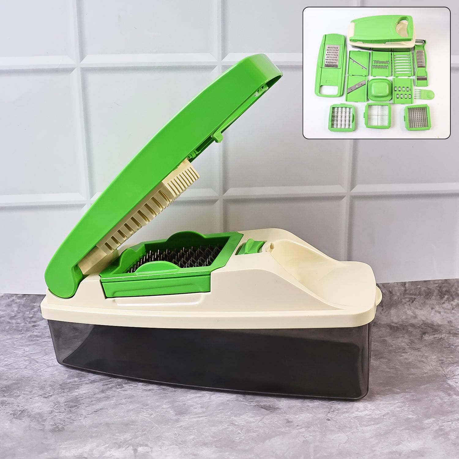 Supermom 14-in-1 Nicer Dicer – Multipurpose Vegetable & Fruit Chopper