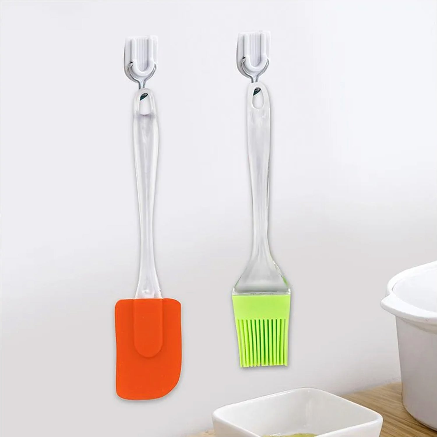 2 in 1 Combo of Big Brush & Spatula Set (2 Pcs Set)