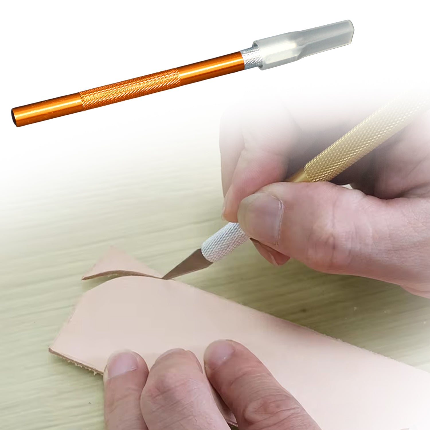 Precision Electronic Spices Cutting Knife with 5 Extra Sharp Blades (1 Set)