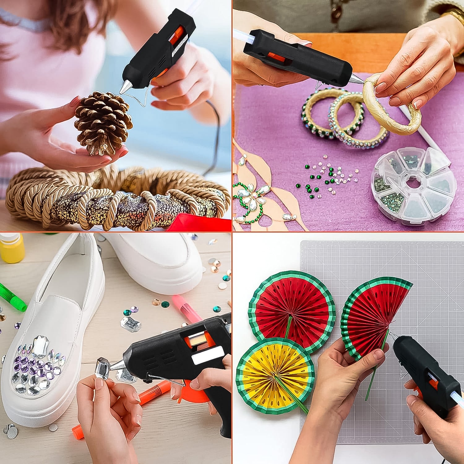 Professional Hot Melt Glue Gun – Rapid Heating Quick Melt Glue Gun (40W)