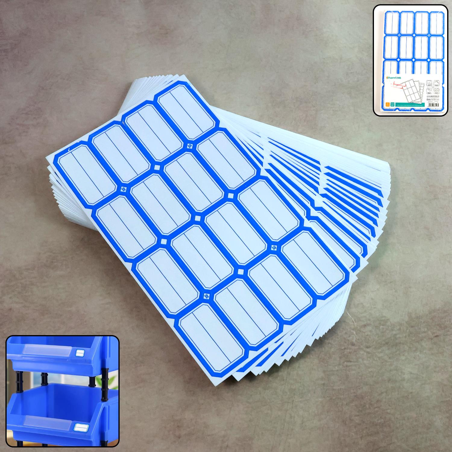 Writable Label Stickers – 50 Sheets Self-Adhesive Label