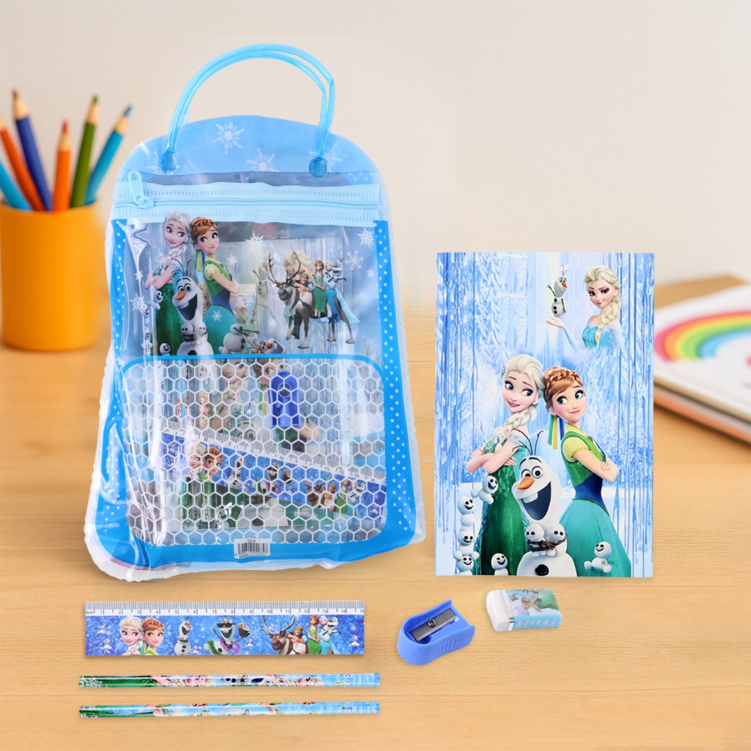 Stationery Kit for Kids - Stationery Set (6 Pcs Set / Mix Design)