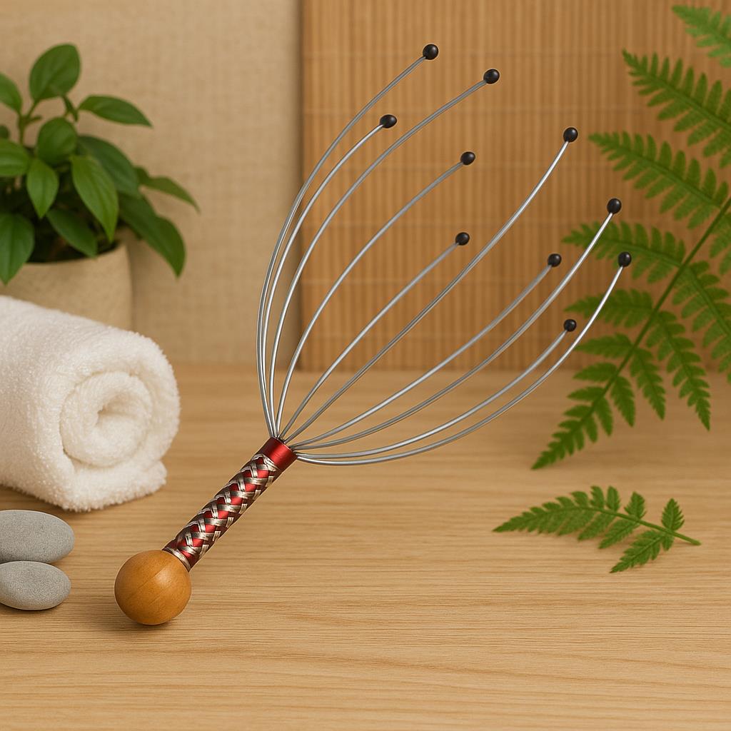 Hand Held Scalp Head Massager Stress Relief