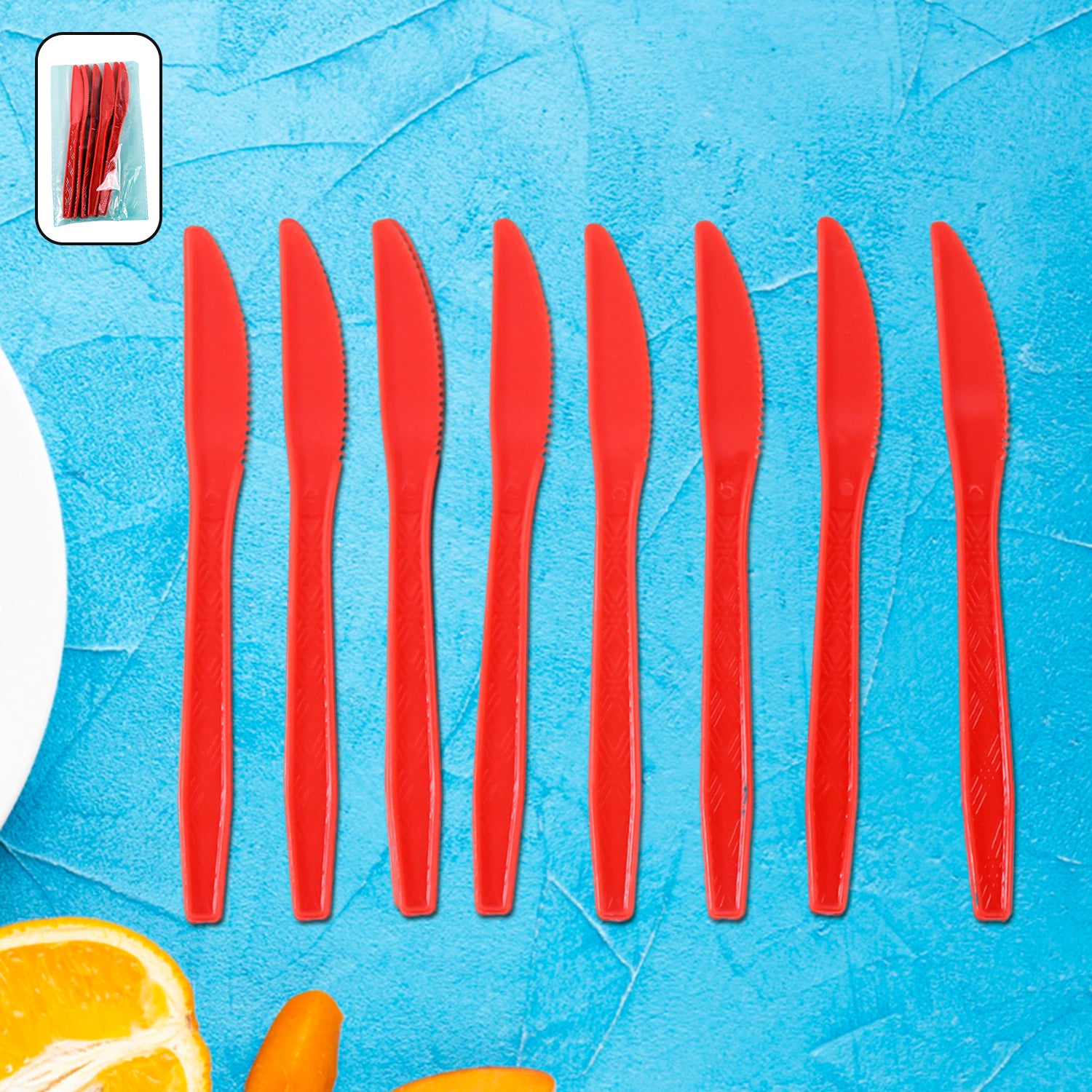 Durable Plastic Knives (8 Pc)