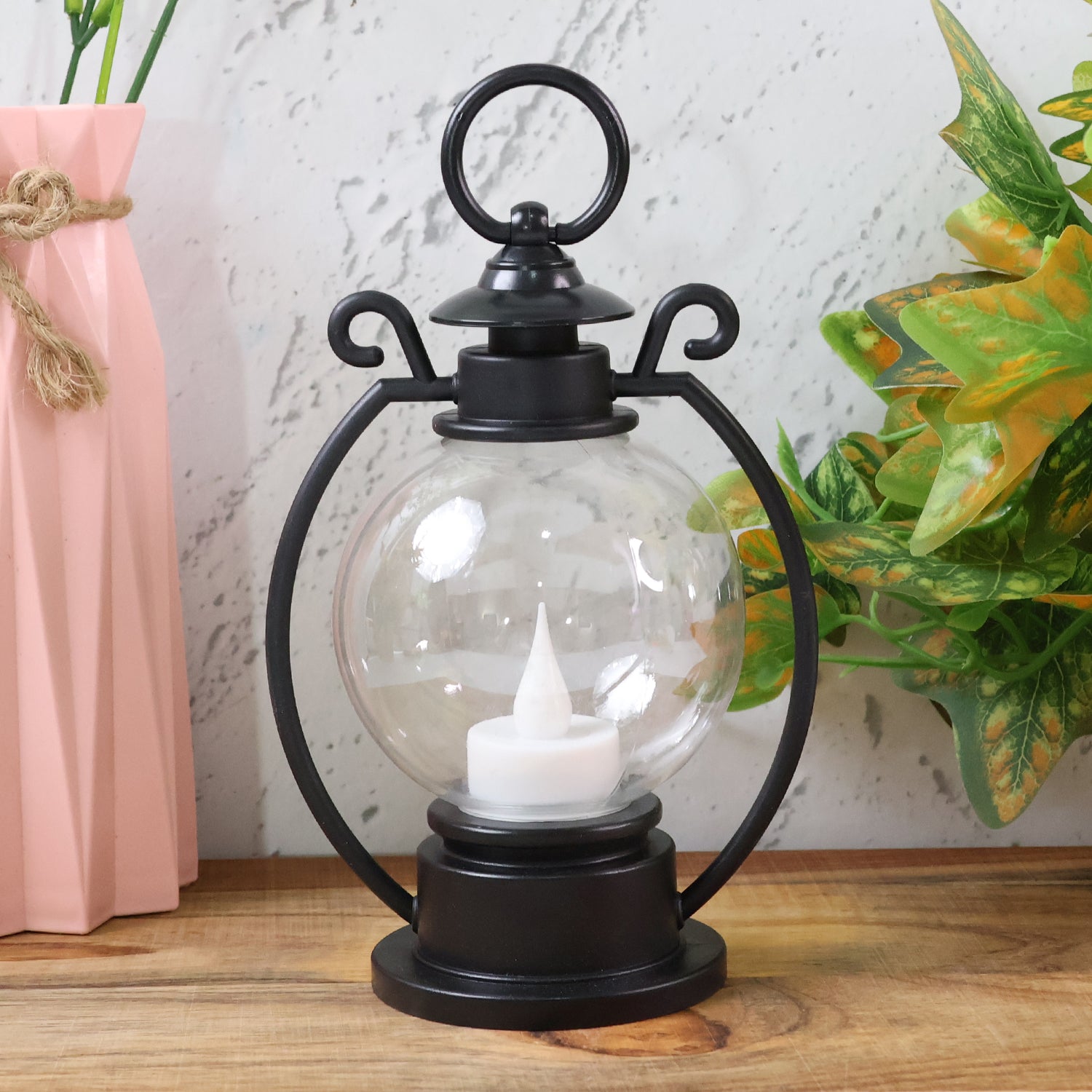 LED Storm Lantern Decorative Light (1 Pc)