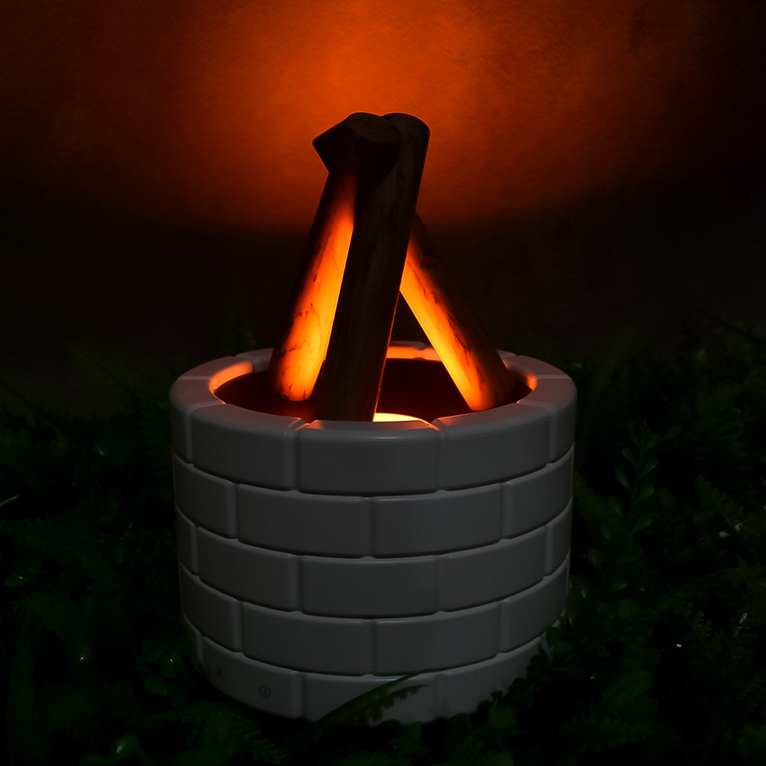 Bonfire Shaped Diffuser Essential Oil Diffuser Multi Function Flame Oil (1 Pc)